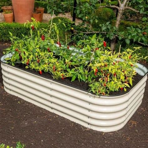 corrugated metal for garden boxes|raised garden boxes corrugated metal.